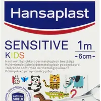 HANSAPLAST Sensitive Kids zvířátka dětské náplasti 1 m x 6 cm