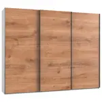 MID.YOU SKŘÍŇ S POSOUVACÍMI DVEŘMI, bílá, barvy dubu, 300/236/65 cm