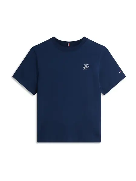 TOMMY HILFIGER Tričko  námornícka modrá / biela