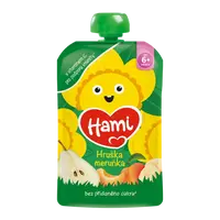 HAMI příkrm kapsička Jablko, hruška, banán a meruňka 100 g