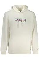Bílá mikina s kapucí Tommy Jeans
