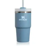 Stanley Quencher H2.O FlowState™ Tumbler tumbler z nehrdzavejúcej ocele s rúrkou malý Indigo 600 ml
