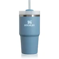 Stanley Quencher H2.O FlowState™ Tumbler tumbler z nehrdzavejúcej ocele s rúrkou malý Indigo 600 ml