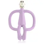 Matchstick Monkey Teething Toy and Gel Applicator hryzadielko s kefkou 2 v 1 Lilac 1 ks