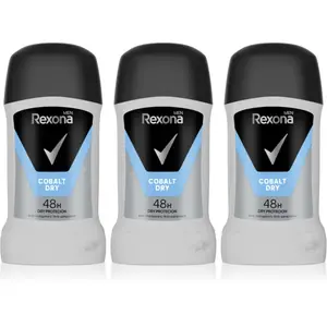 Rexona Cobalt výhodné balenie tuhých dezodorantov