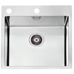 Alveus Nerezový drez Pure 30 FS, 51,5 x 52,5 cm