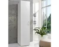 Policová skříň Multiraum, 45 cm, bílá