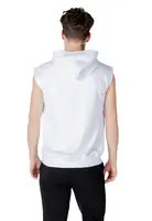 Pánská bílá mikina bez rukávů