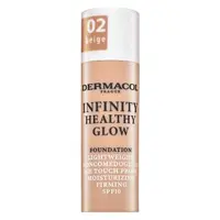 Dermacol Infinity Healthy Glow Foundation make-up pre rozjasnenie pleti 02 Beige 20 g