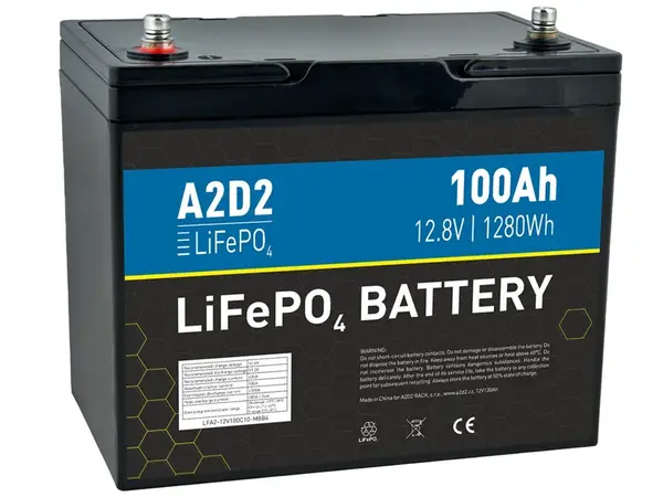 A2d2 baterie lifepo4 12,8 v 100ah m8 newcell cells