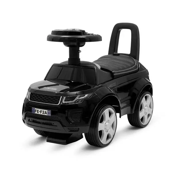 Baby Mix Dětské odrážedlo SUV  Prime černé v kůži