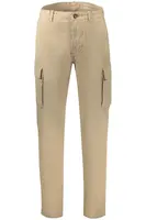 Béžové kapsáčové kalhoty