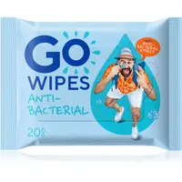 GoWipes Antibacterial osvěžující vlhčené ubrousky s antibakteriálním účinkem 20 ks