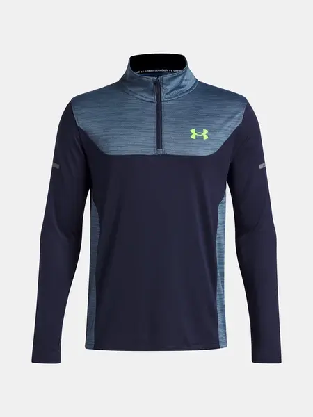 Under Armour UA Tech Utility 1/4 Zip-BLU chlapecké tričko