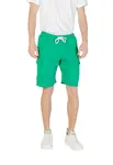 Pánske zelené kapsáčové kraťasy