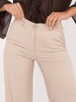 Béžové jednofarebné nohavice