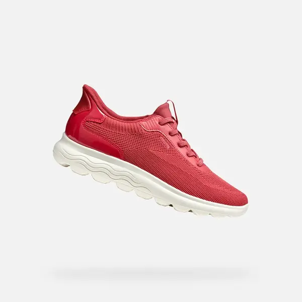 Pink women's sneakers Geox Spherica Plus - Women's