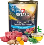 Konzerva Ontario Adult telecí pate s příchutí kurkumy 800g