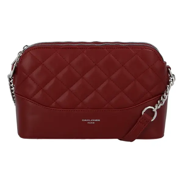 Dámská crossbody kabelka vínová - David Jones Sunny