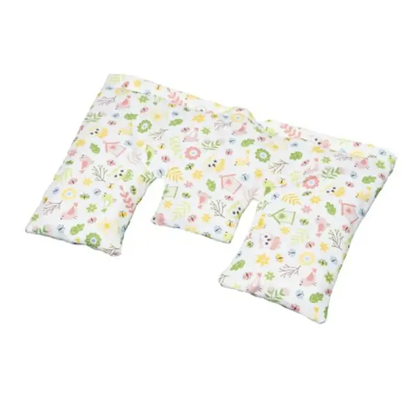 Torf-Ziegler Krční polštářek s pšeničným zrnem, barevné sovičky, 40 x 25 cm