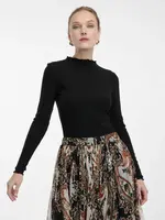 Černé dámské tričko s rolákem