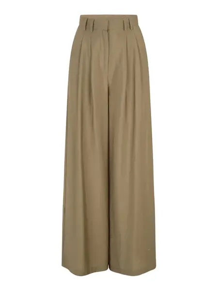 Guido Maria Kretschmer Women Plisované nohavice 'Finja'  olivová