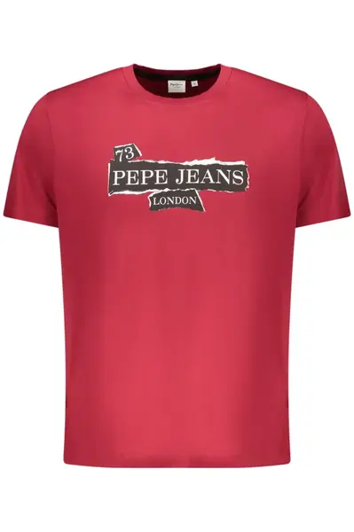 Červené tričko Pepe Jeans
