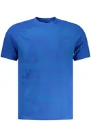 Modré pánske tričko s krátkym rukávom