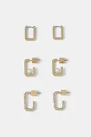 Náušnice AllSaints 3-pak