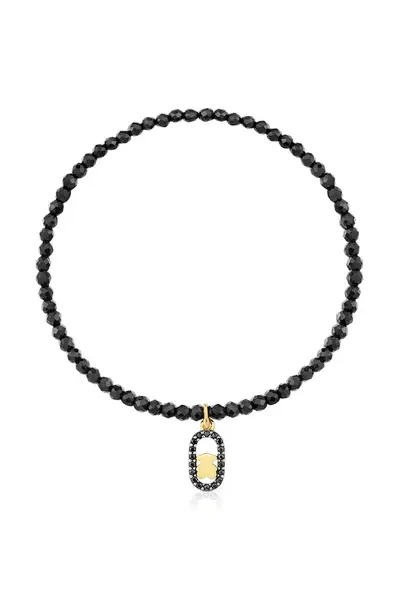 Pozlátený strieborný náramok Tous