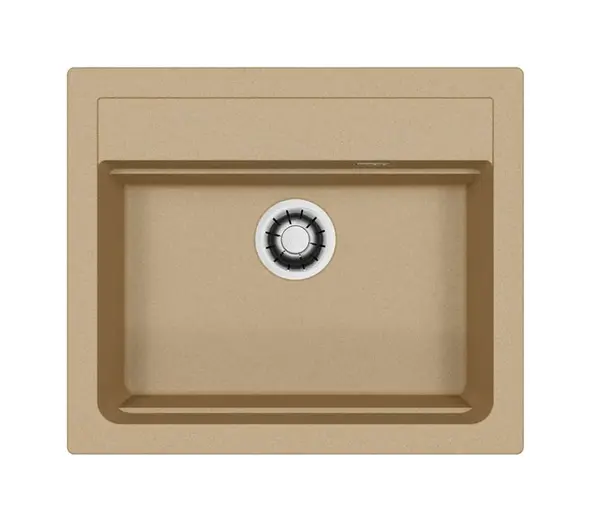 Alveus Atrox - Granitový drez 59x50 cm, Quick-Close, clay 1149204