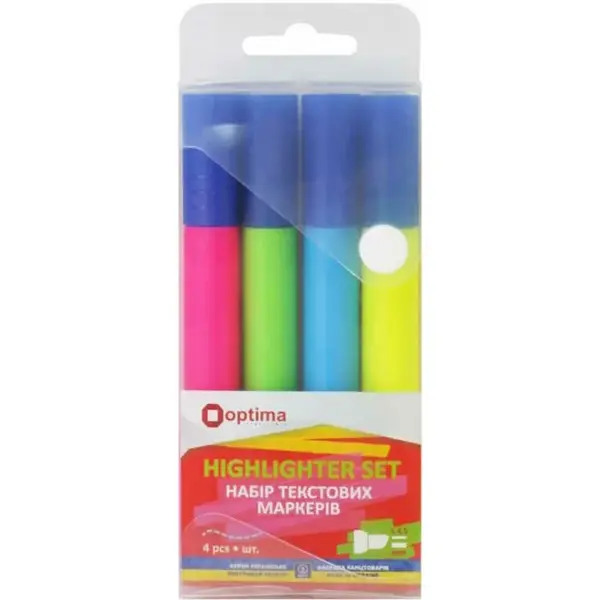 Sada zvýraňovačů OPTIMA 4ks základní odstíny