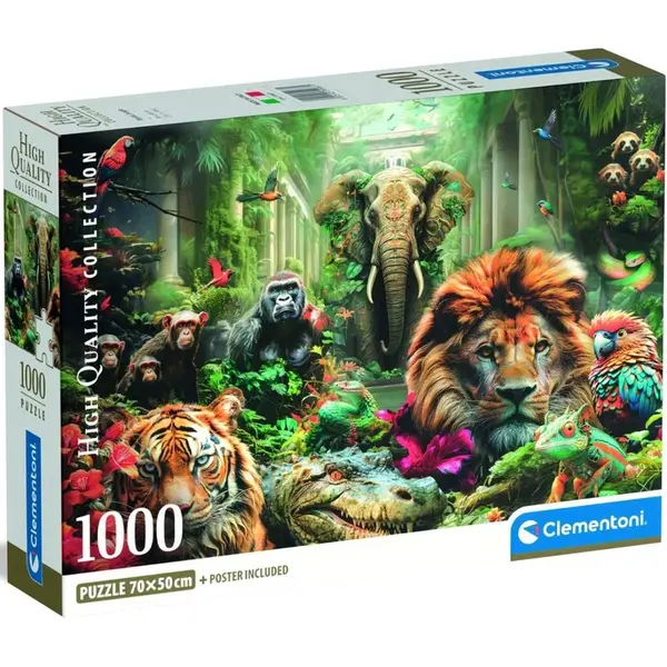 Clementoni puzzle 1000 Mystická Džungľa