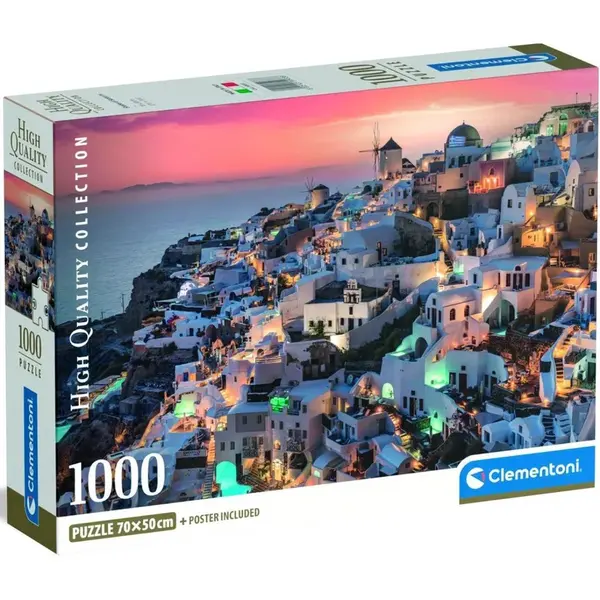 Clementoni puzzle 1000 Odtiene Santorini