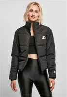 Women's quilted jacket Starter Logo black
