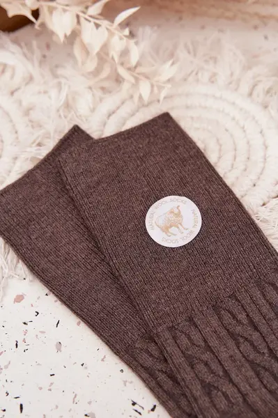 Dámské dlouhé vlněné ponožky Aura.via