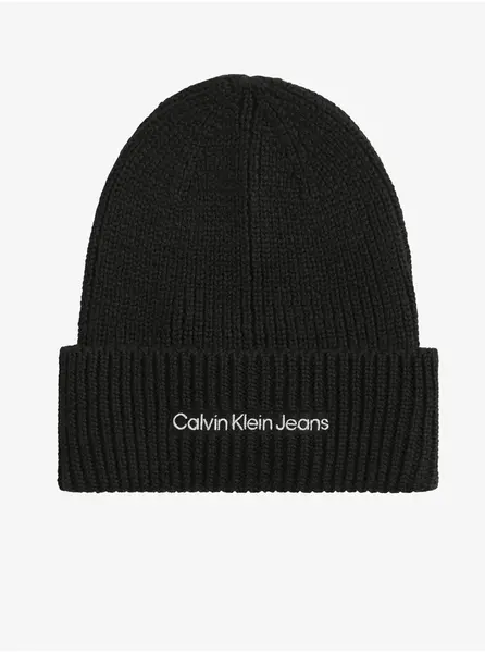 Černá dámská vlněná čepice Calvin Klein Jeans - Dámské