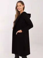 Černá mikina s kapucí