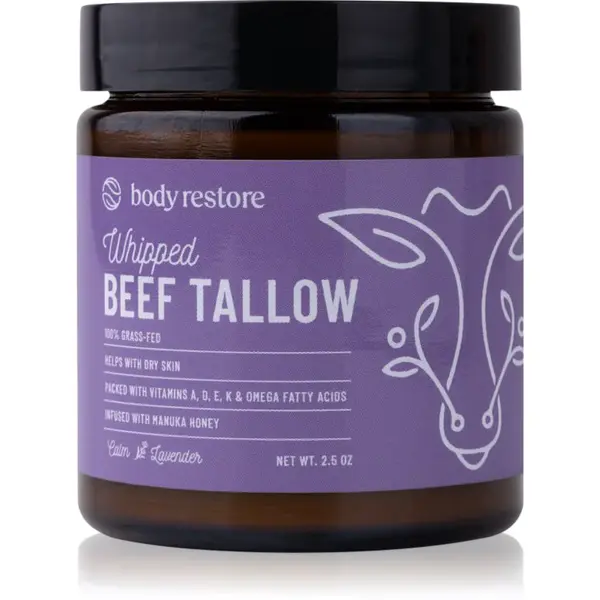 Body Restore Whipped Beef Tallow Balm Lavender vyživující tělový krém 73 ml