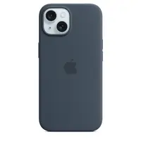 Zadní kryt Silicone Case with MagSafe s Apple iPhone 15, storm blue