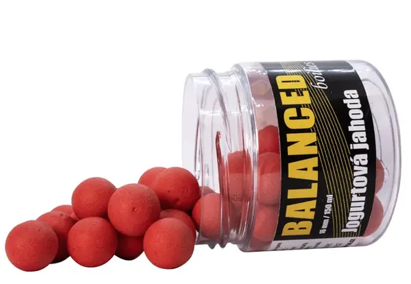 Carp inferno balanced boilie jogurtová jahoda 150 ml - 16 mm