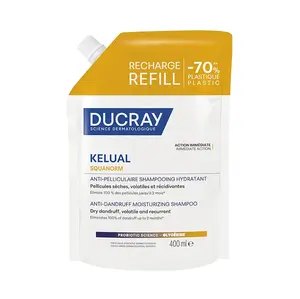 DUCRAY Kelual Squanorm hydratační šampon proti suchým lupům náplň 400 ml