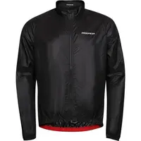 PROGRESS WINDY BIKE Pánska ľahká cyklistická vetrovka, čierna, veľkosť XXL