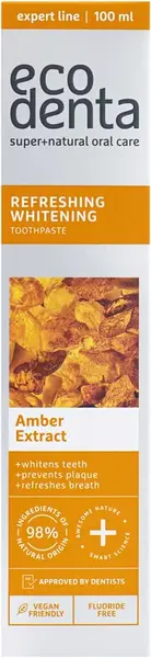 ECODENTA Osviežujúca bieliaca zubná pasta s extraktom z jantáru