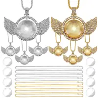 24Pcs Iron Chain Necklaces