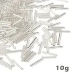 10G Glass Bugle Beads