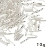 10G Glass Bugle Beads