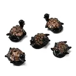 Handmade Gold Sand Lampwork Beads