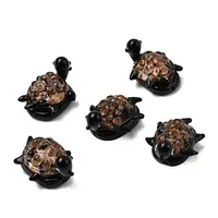 Handmade Gold Sand Lampwork Beads