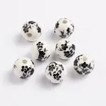 Handmade Printed Porcelain Beads